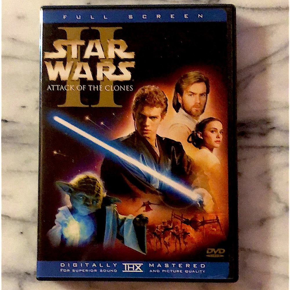 Star Wars Attack Of The Clones DVD